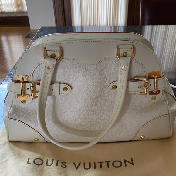 Louis Vuitton Handbags - Louis Vuitton Cream Leather Shoulder Bag